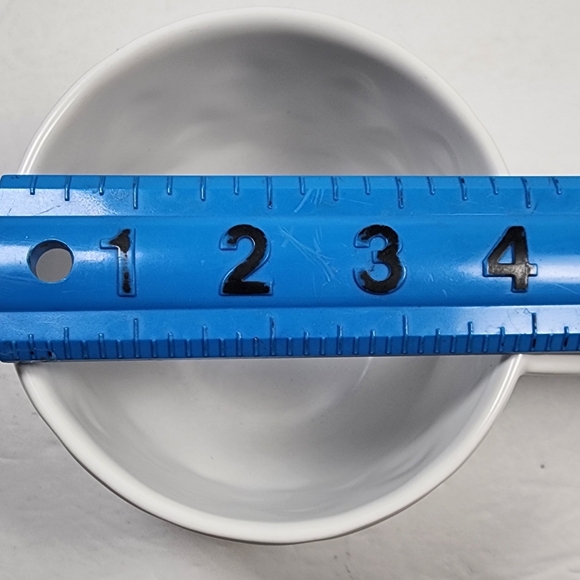 Starbucks 2013 New Bone China White Coffee Tea Mug Faceted Textured Geometric - Picture 8 of 8